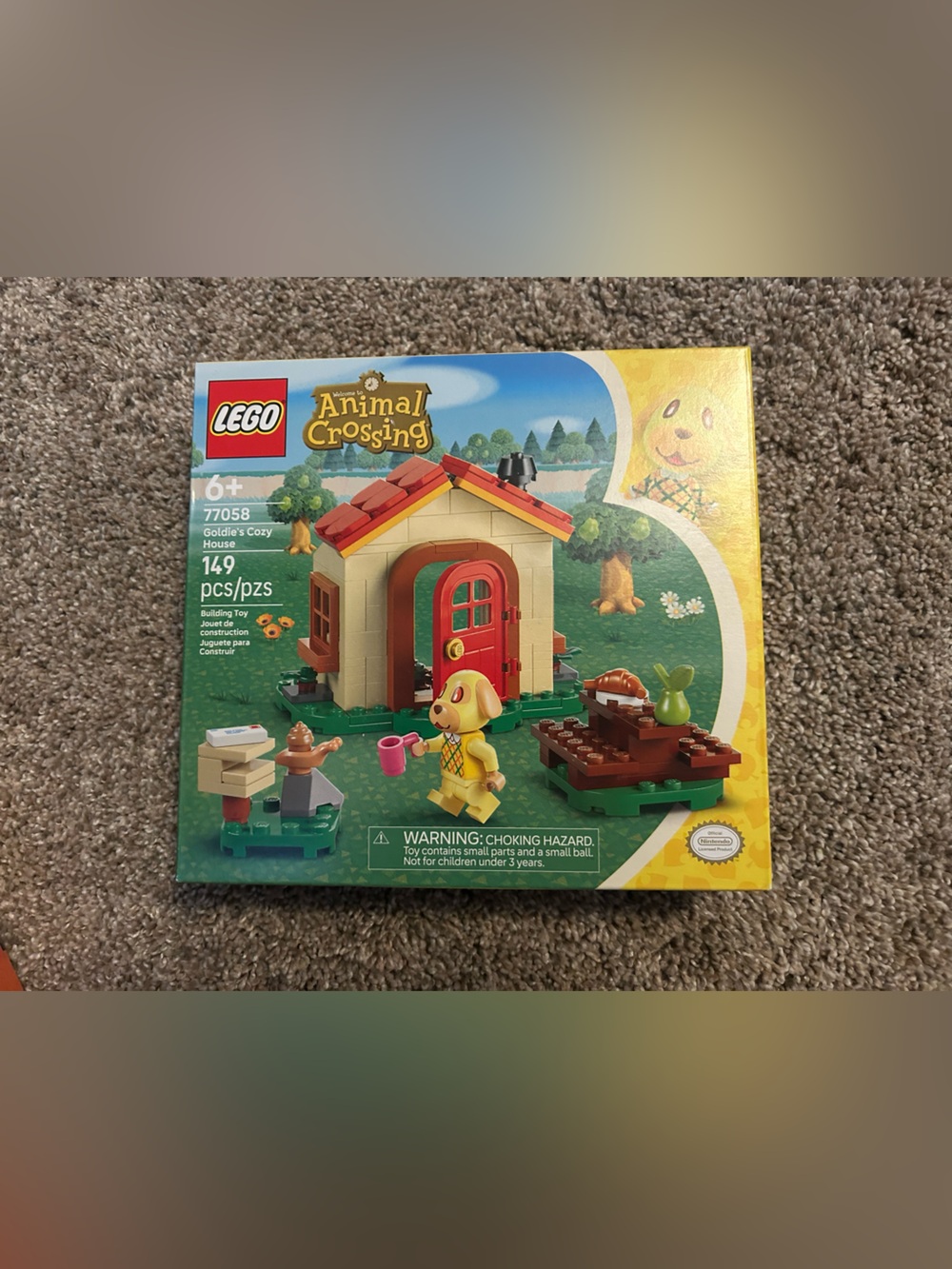 LEGO Animal Crossing Goldie’s Cozy House Building Set - NIB